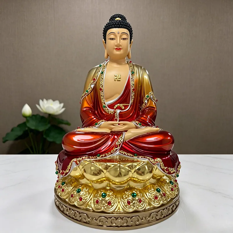 কিভাবে একটি শাক্যমুনি বুদ্ধ মূর্তি আলোকিতকরণ, কারুশিল্প এবং কালজয়ী বৌদ্ধ শিল্পকে প্রতিফলিত করে?