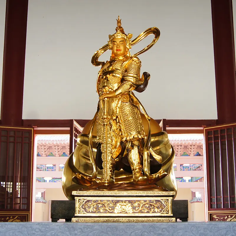 ব্রোঞ্জ 1.96-মিটার বজ্র বোধিসত্ত্ব মূর্তি